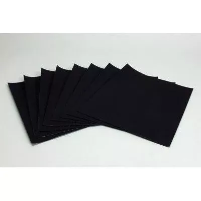 3M 2432 011K Series Utility Abrasive Sheet, 9 in × 11 in Medium Black, Aluminum Oxide Cloth