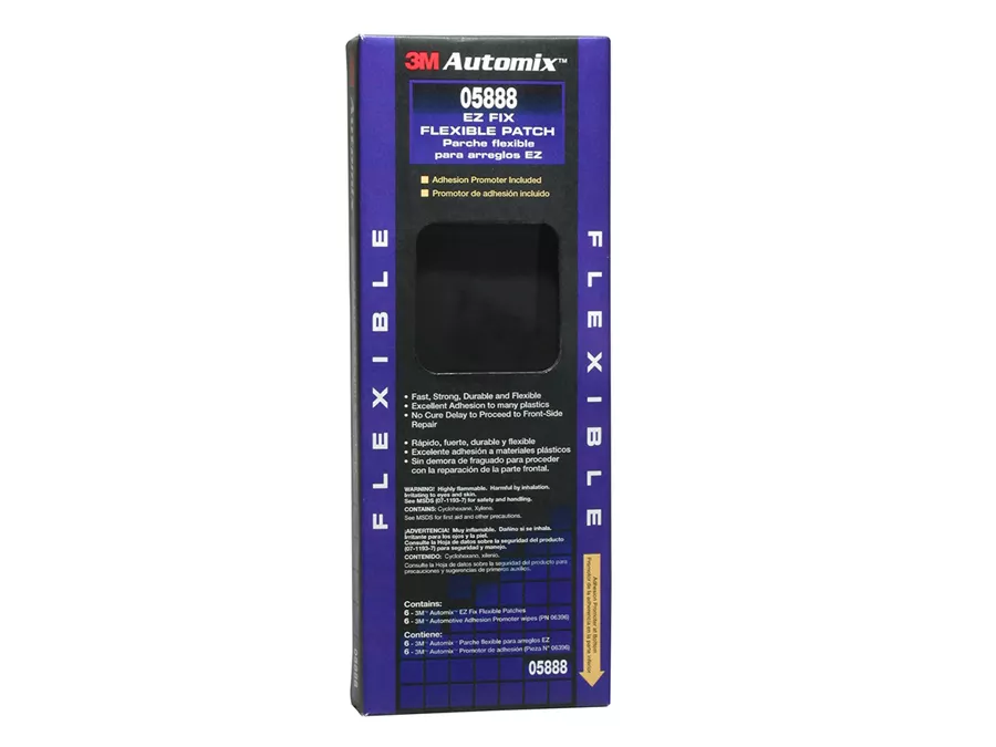 3M Automotive 5888 - 3M Automix EZ Fix Flexible Patch, 4" x 8"
