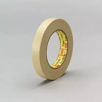 3M Masking Tape 6547, 55 m x 36 mm Tan, natural rubber adhesive