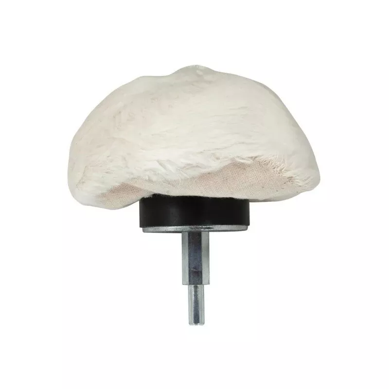AES Industries Industries 162-4P Mushroom Buff, 4 in Overall Dia, White