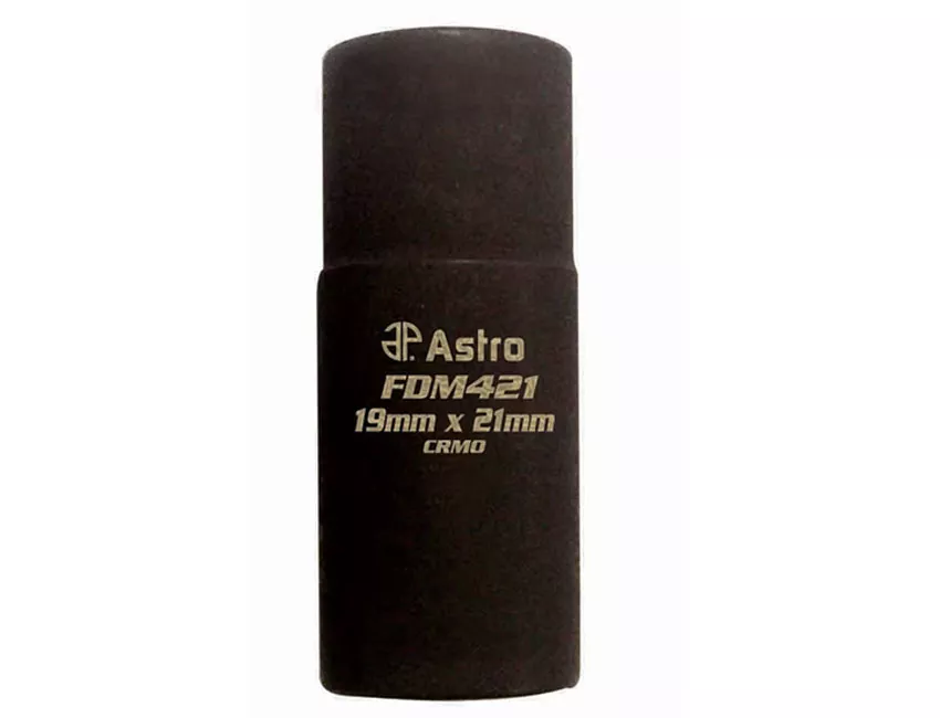 Astro Pneumatic FDM421 - 1/2" Drive Flip Socket 19mm x 21mm