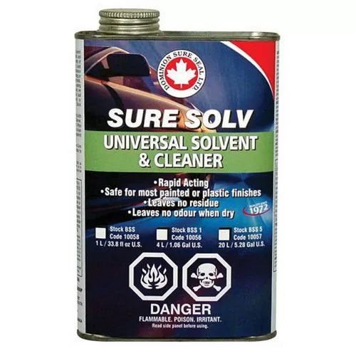 Dominion Sure Seal SUS Universal Solvent and Cleaner – 454 g aerosol clear, removes grease, gum