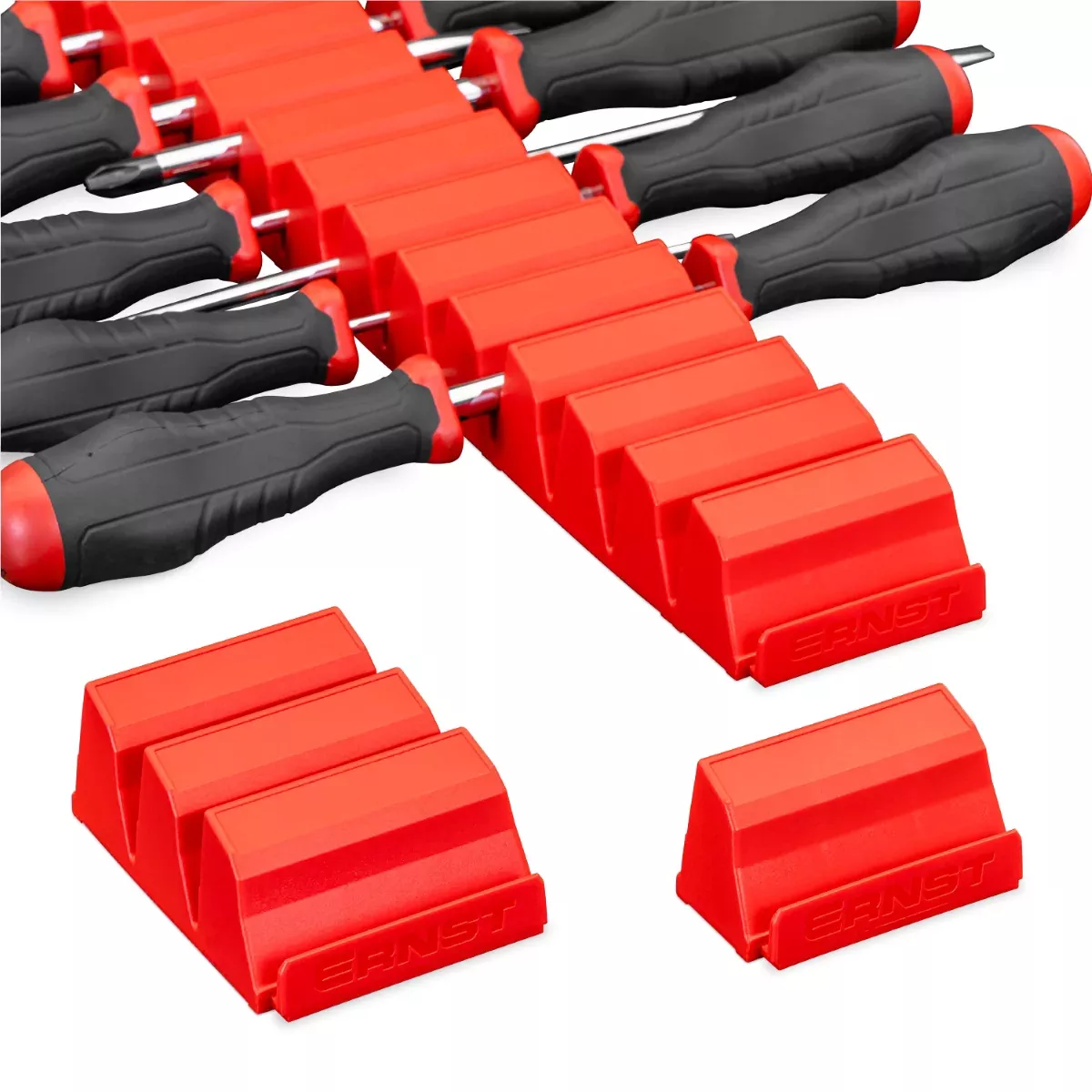 Ernst 5612 Screwdriver Pro 26-Tool Organizer Red
