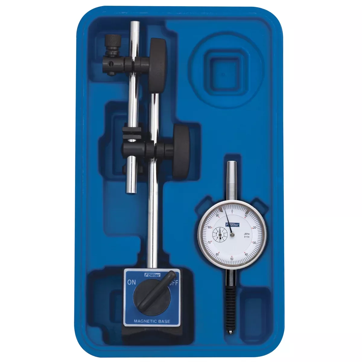 Fowler Measurement Tools Mag Base w/ Fine Adjust & Water Res Indicator