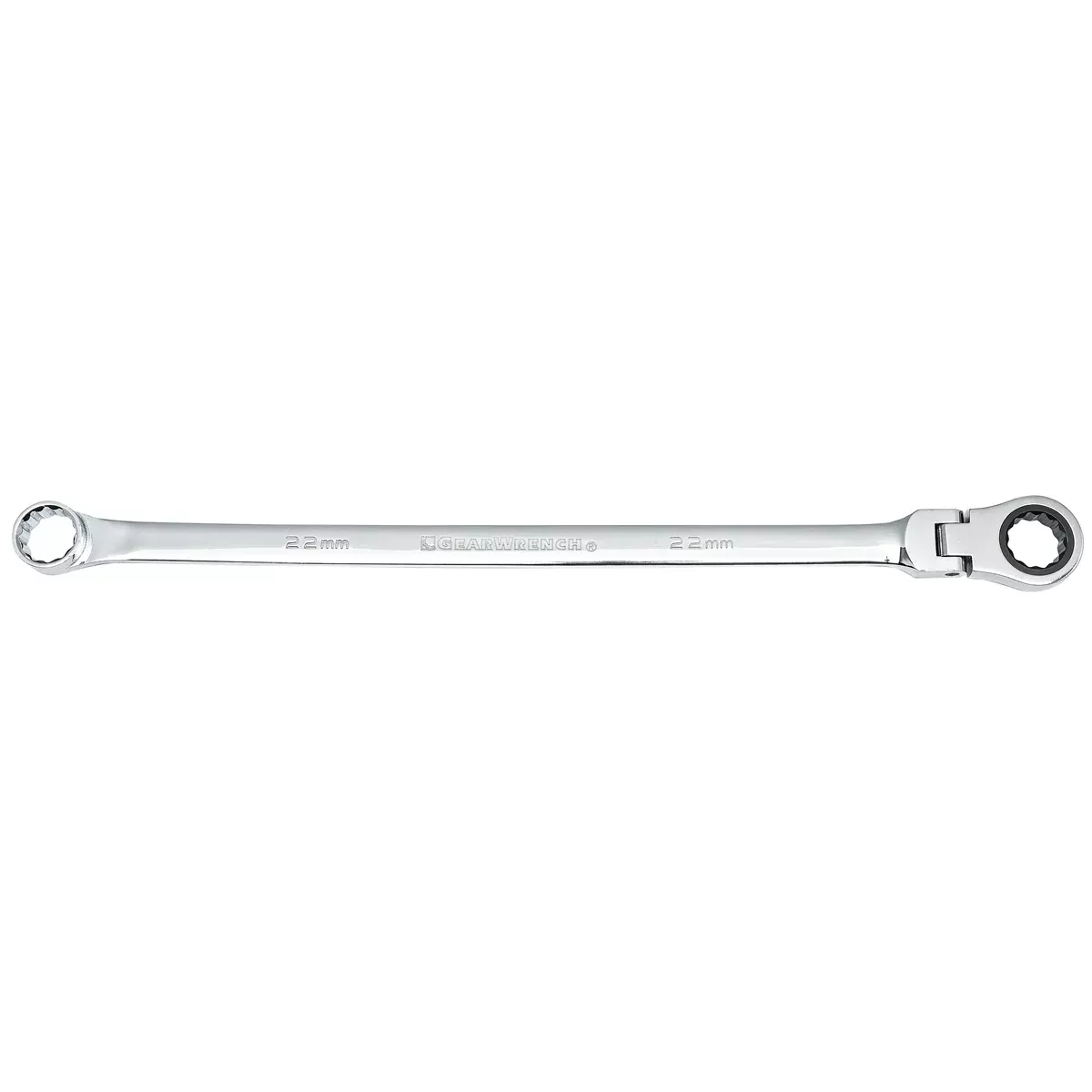 Gearwrench 86022 22mm 72-Tooth XL GearBox Flex Head Double Box Ratcheting Wrench