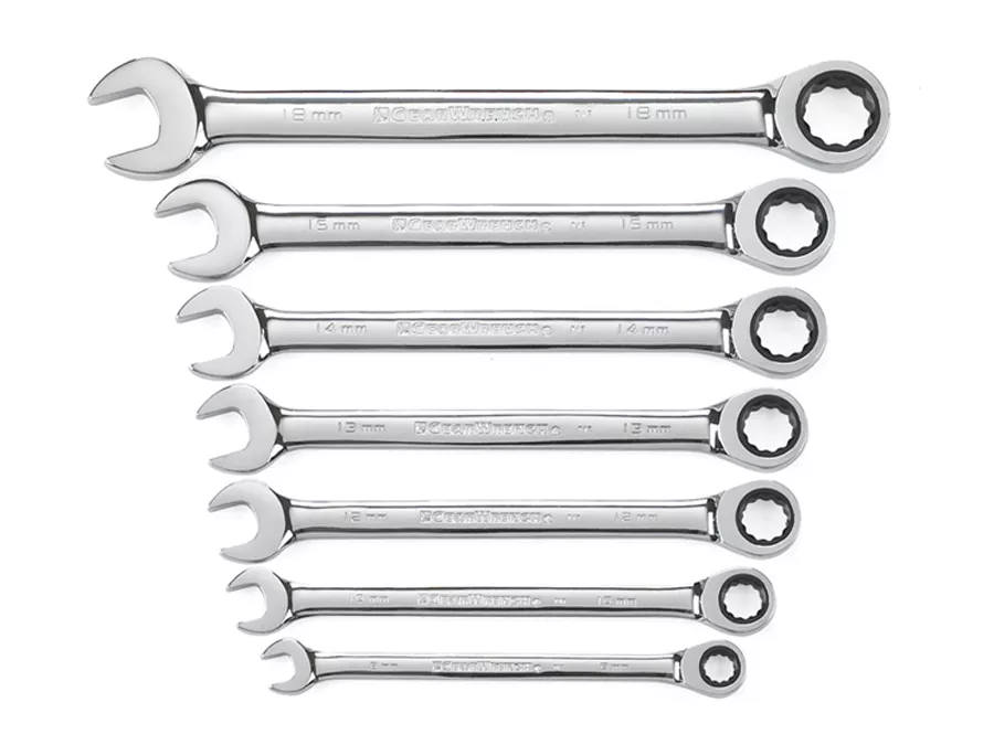 GearWrench 9417 - 7 Piece Metric Combination GearWrench Set