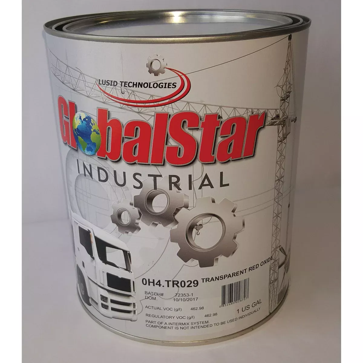 GlobalStar 0H4TR029 Mixing Toner Transparent Red 1 gal Can
