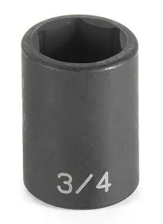 Grey Pneumatic 1/2" Drive x 1" Standard