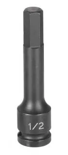 Grey Pneumatic 1/2" Drive x 9/16" Hex Driver 4" Length