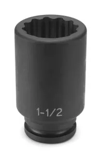 Grey Pneumatic 3/4" Drive x 2" Deep - 12 Point
