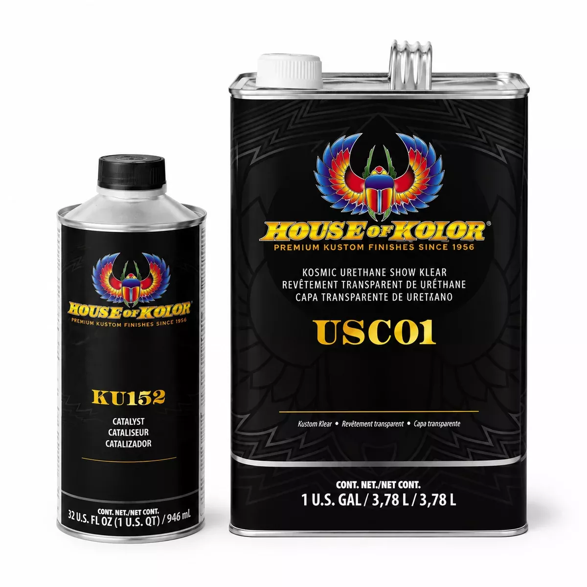 House of Kolor HOK.USC01-G17.GL.kit Show Klear Kit 1 gal with Activator, 3:1:1 Mixing Ratio