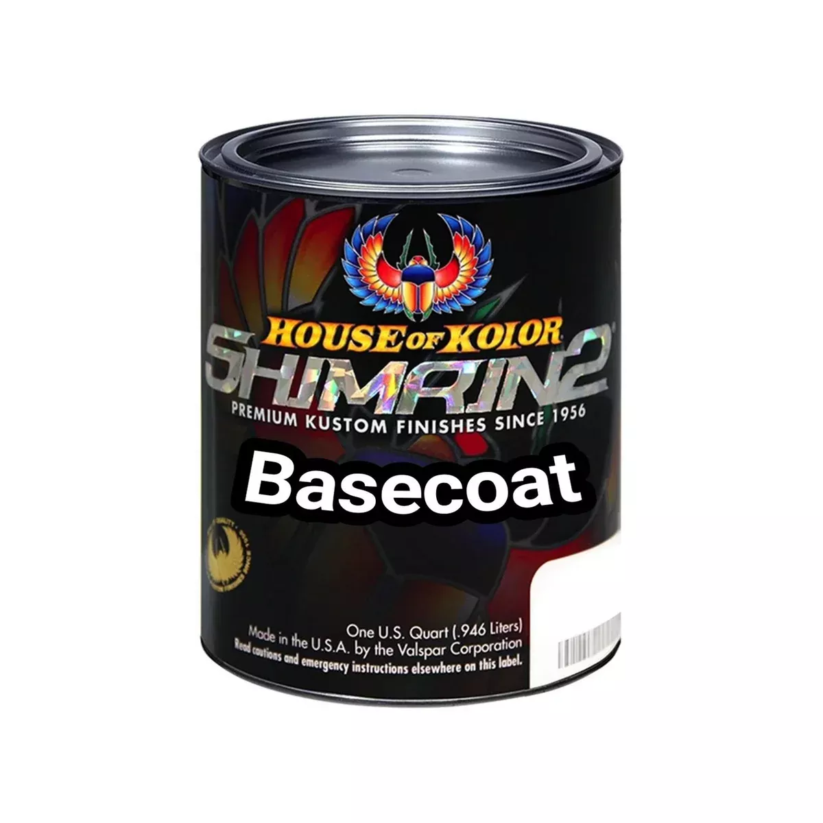 House of Kolor S2-SG05-Q01 Universal Basecoat, HS Red, 1 qt Can