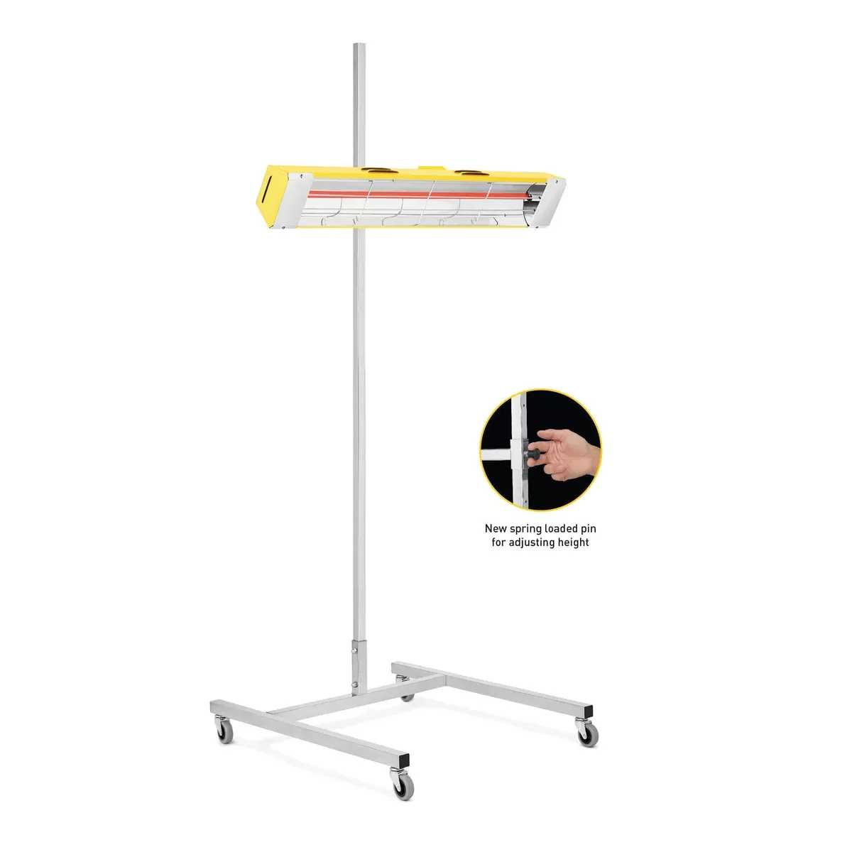 Infratech 14-1000 Heavy Duty Infrared Curing Equipment 1500W with Adjustable Stand and Parabolic