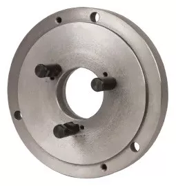 Interstate Chuck Adapter for 3-Jaw Self-Centering Plain Back Chucks, "D" Series for Camlock Spindles, 6" dia. D1-4 - 34-735-1
