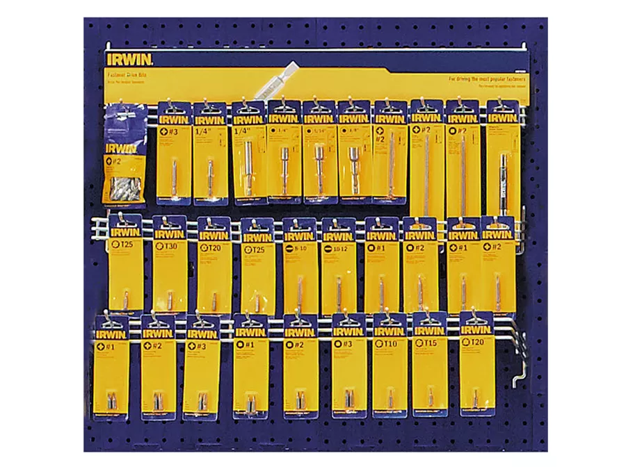 Irwin-Hanson 3057033M - 60 pc. Fastener Drive Merchandiser