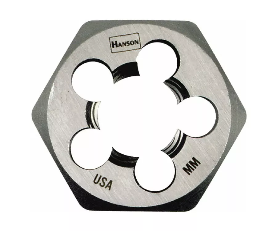 Irwin Hanson 8564 - High Carbon Steel Hexagon 1-13/16" Across Flat Die 20mm-2.50