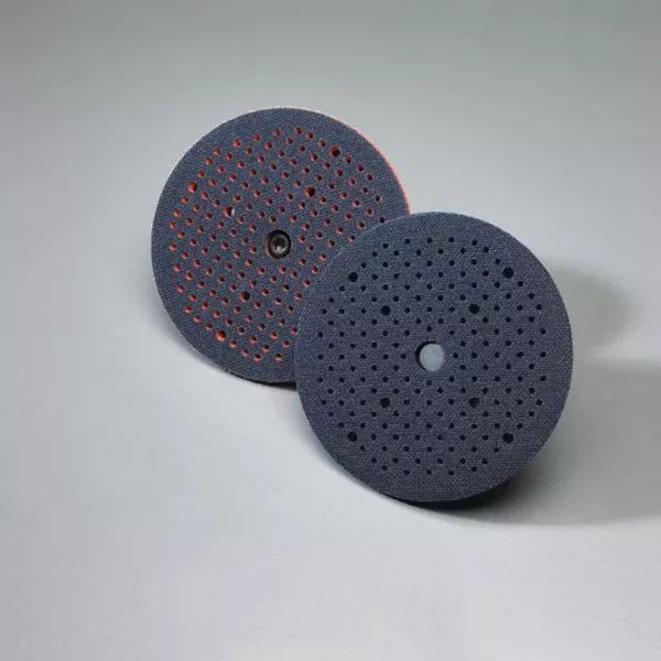 Norton Multi-Air Cyclonic 06160 6 in Hook-and-Loop Back-Up Pad, Urethane Foam