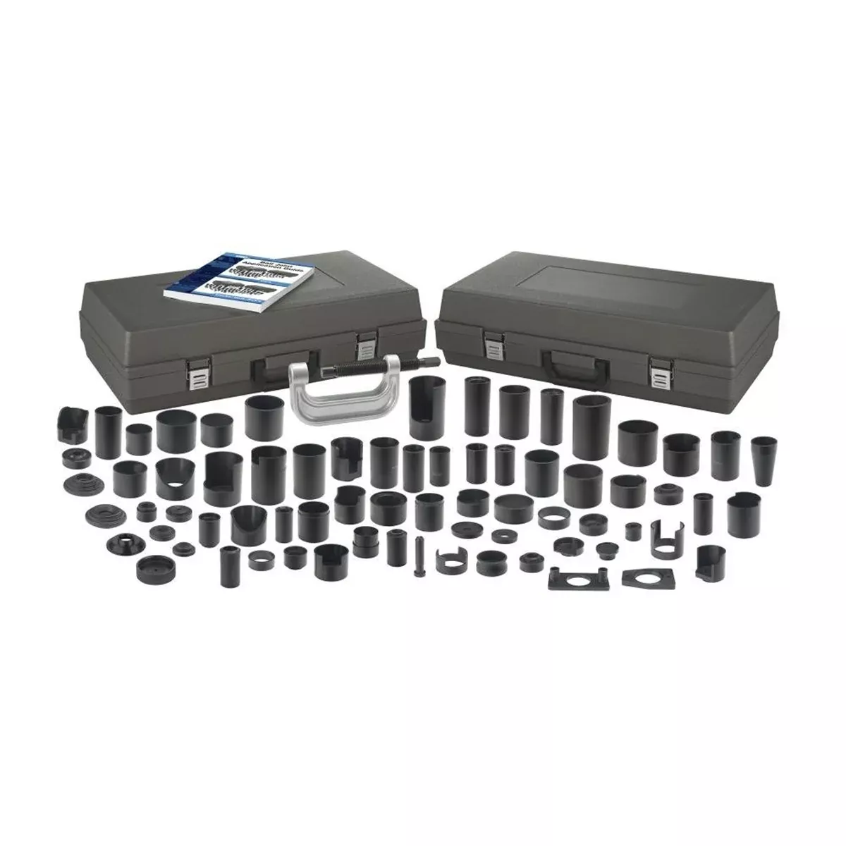 OTC Tools Ball Joint Master Service Kit 6559 with 70+ adapters and application guide