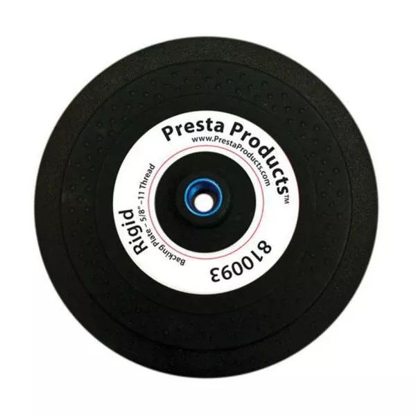 Presta Products Presta 810093 Rigid Pad Backing Plate, Use With: Beveled Foam Pads (Hook and Loop)
