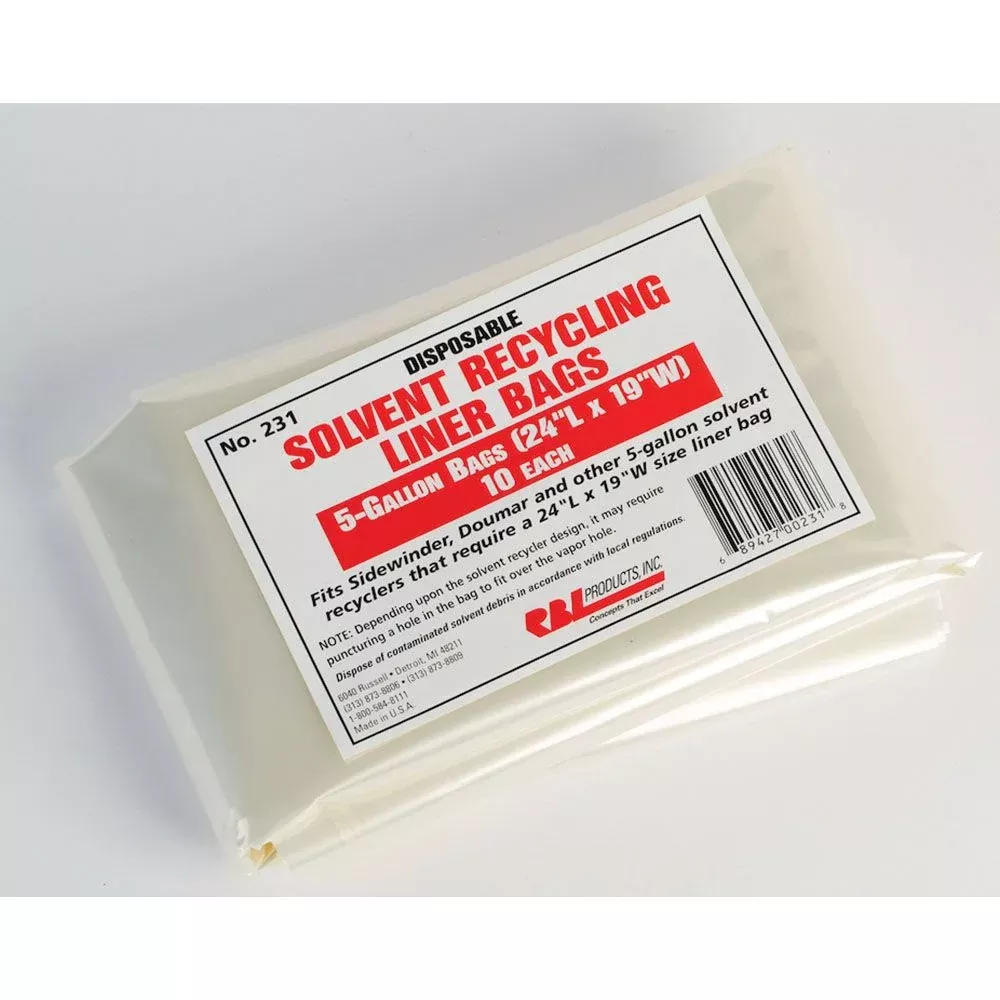 RBL 231 Solvent Recycling Liner Bag 5 gal 24 in L x 19 in W