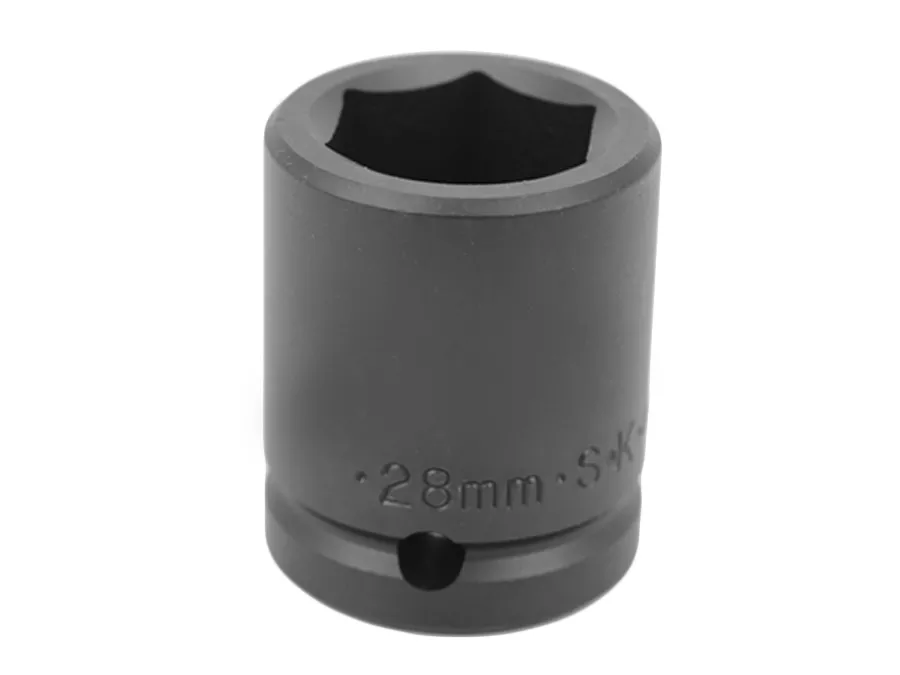 SK Hand Tool 84728 - 3/4" Drive 6 Point Standard Impact Socket28mm