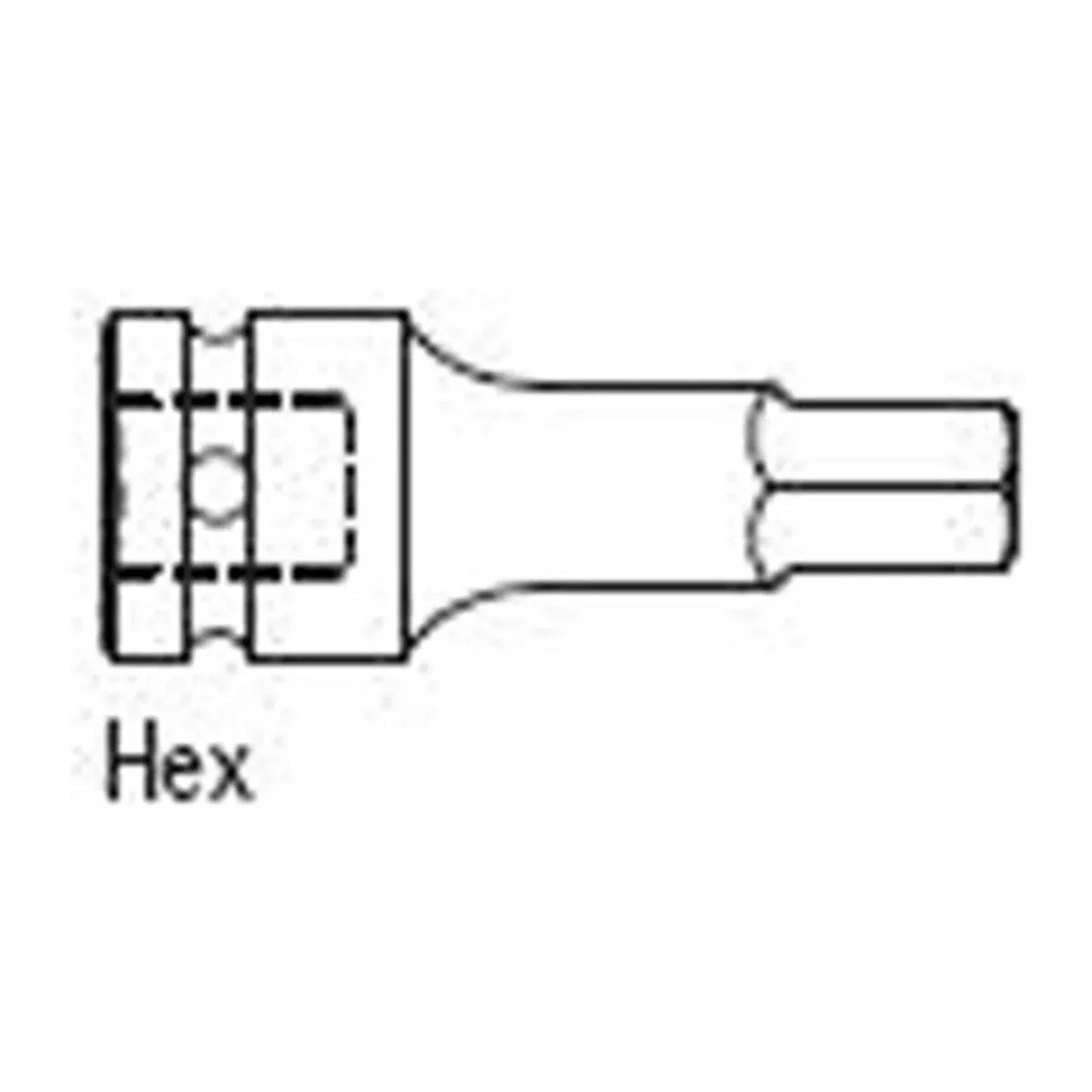 Sunex SOC 14MM 1/2DR IMP HEX