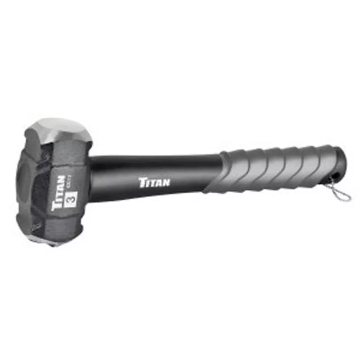 Titan Hand Tools 3 lb Cross Pattern Drilling Hammer 63013 with reinforced fiberglass handle for