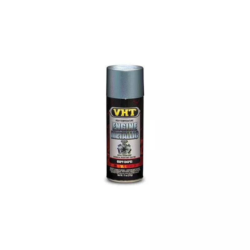 VHT SP403 High Temperature Engine Enamel Spray Paint, Metallic Titanium Silver Blue, 11 oz