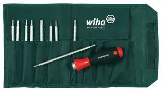 Wiha Drive-Loc VI Slot/Ph/Torx/Hex Inch in Pouch 10 Piece Set - 28199