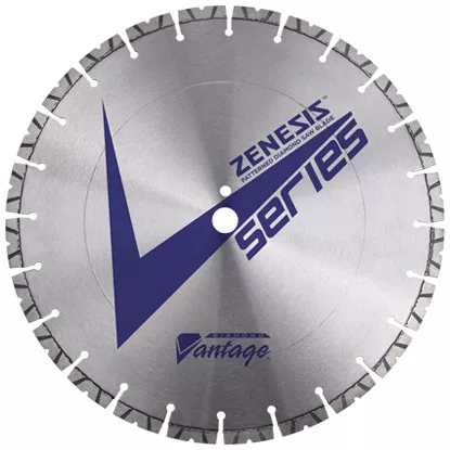 ZENESIS V2 SERIES 42″ X .187″ X 1″ Diamond Vantage Walk Behind Saw Blade- For Concrete
